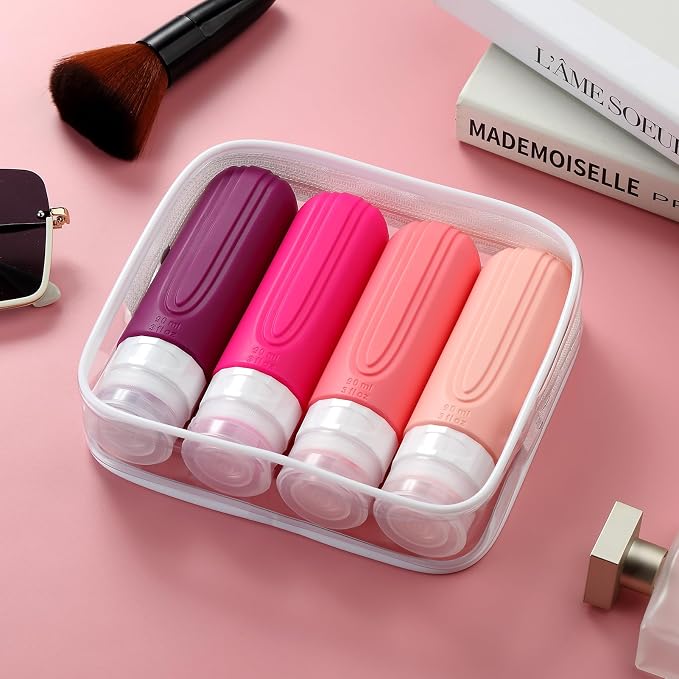 Travel Bottles for Toiletries, Tsa Approved 3oz Travel Size Containers BPA Free - Image 7