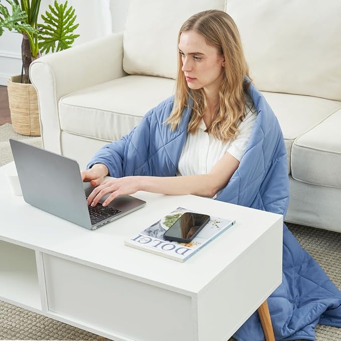 Cozy Bliss Cooling Blanket for Hot Sleepers, Q-Max 0.4 Cooling Comfort Throw - Image 8
