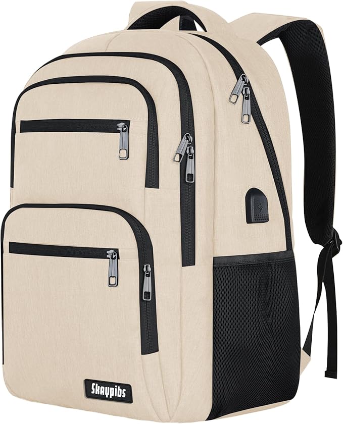 Backpck for Women, School backpacks for Girls Boys Teen, 15.6 inch Laptop Back by Skaypibs