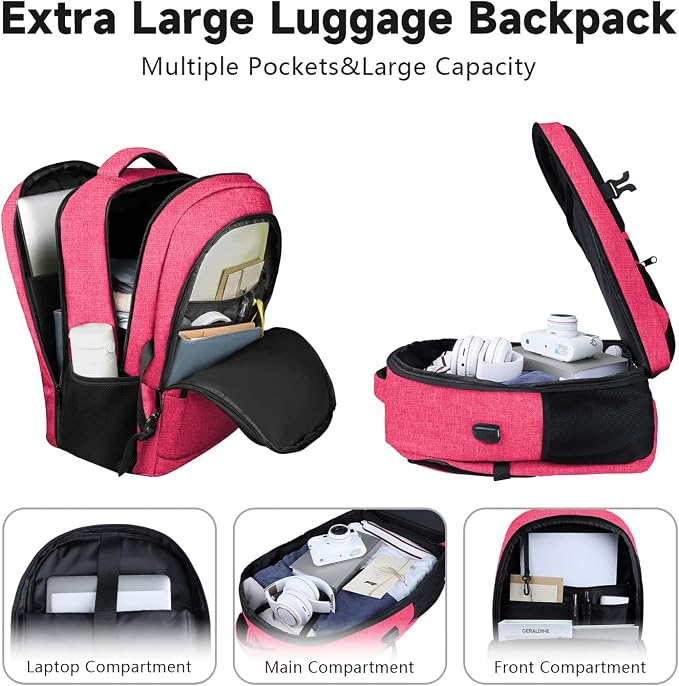 Lapsouno Travel Laptop Backpack, 15.6 Inch Travel Laptop Backpack, Water - Image 4