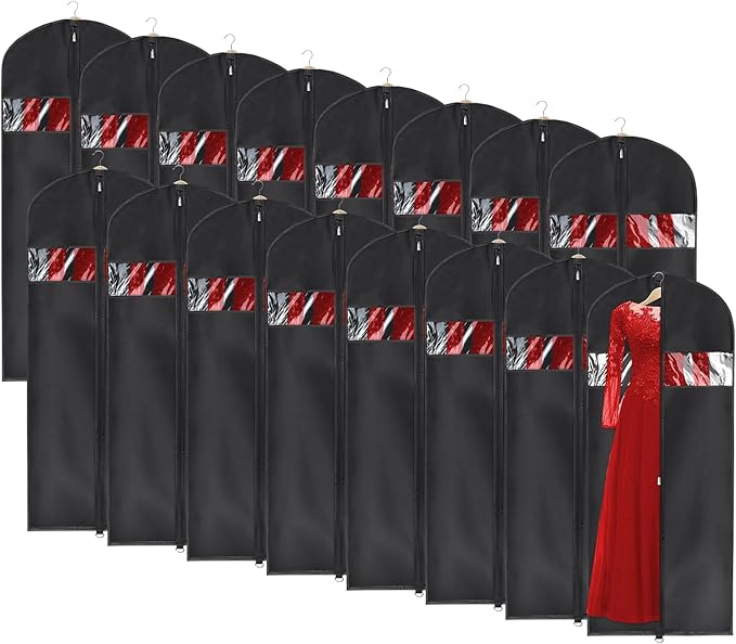 Univivi 16 Pack Suit Cover Bags 60 Inch Garment Bags by Univivi