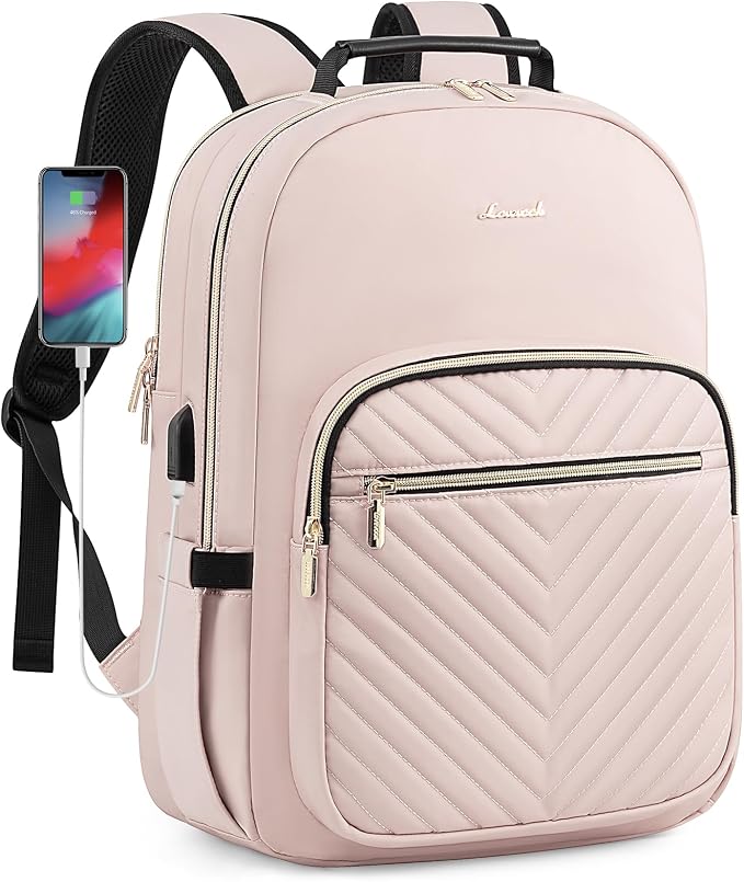 LOVEVOOK Laptop Backpack Purse for Women, Work Travel Computer Bags, College by LOVEVOOK