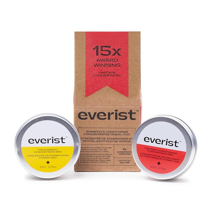 Everist The Haircare Travel Duo, The Shampoo Concentrate & The Deep by Everist