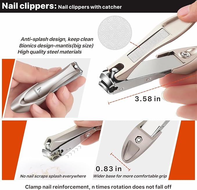 Toenail Clippers for Seniors Thick Toenails, Toe Nail Clippers Adult Thick - Image 5
