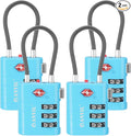 ANVIL TSA Approved Luggage Locks – High Security TSA008 Combination Travel Locks by ANVIL