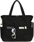 LEDAOU Large Beach Tote Bag Women Waterproof Sandproof Zipper Beach Tote Bag by LEDAOU