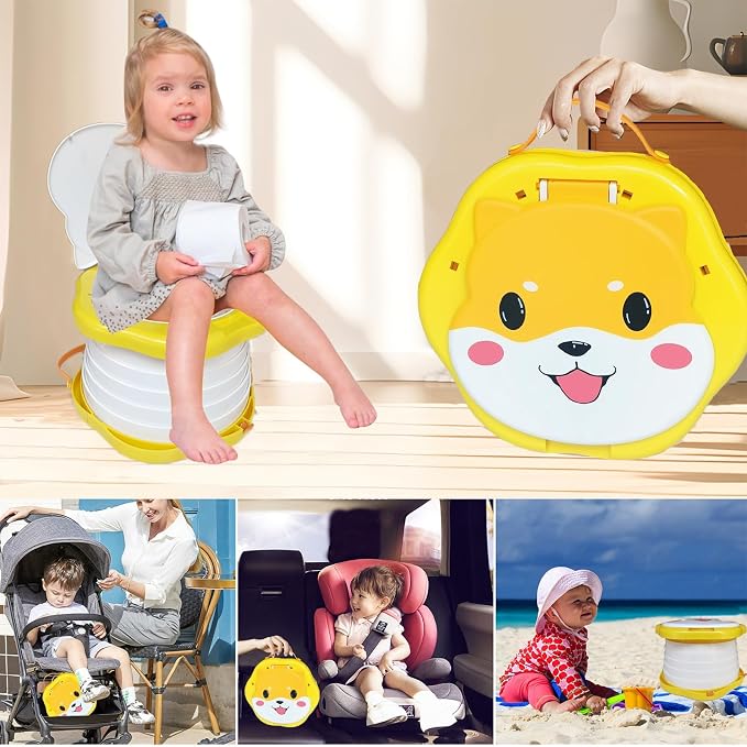 SunnySmile Toddler Travel Potty, Kids Portable Potty, Applicable to Travel - Image 4
