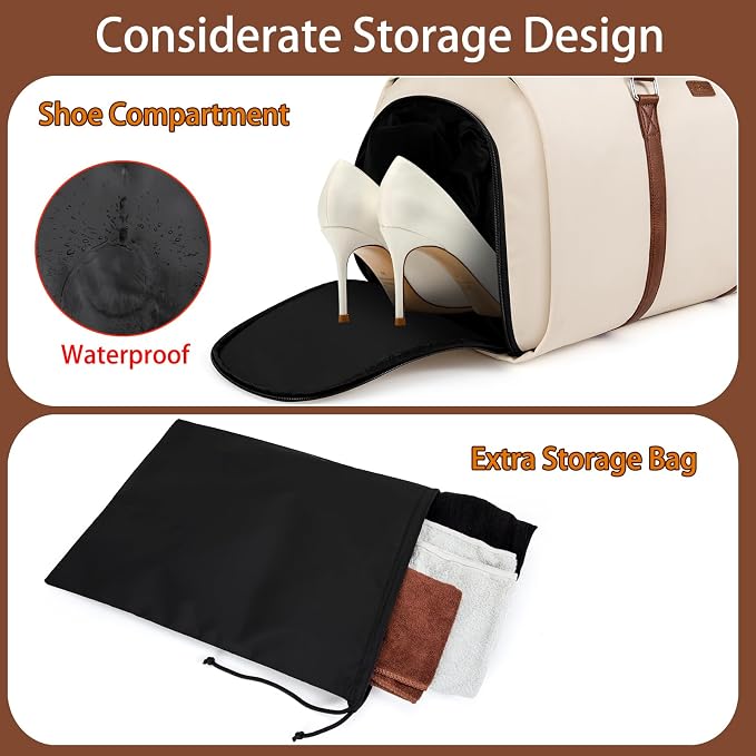 Convertible Garment Duffel Bags - Image 2