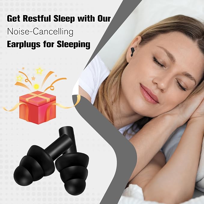 TrelaCo 200 Pairs Silicone Ear Plugs Soft Reusable Waterproof Ear Plugs - Image 7