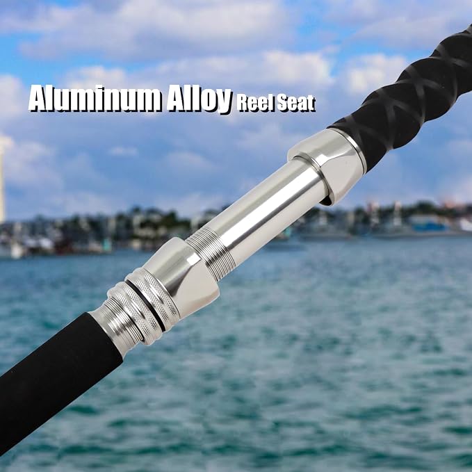 Fiblink 2-Piece Boat Conventional Fishing Rod Portable Spinning/Casting Rod - Image 3