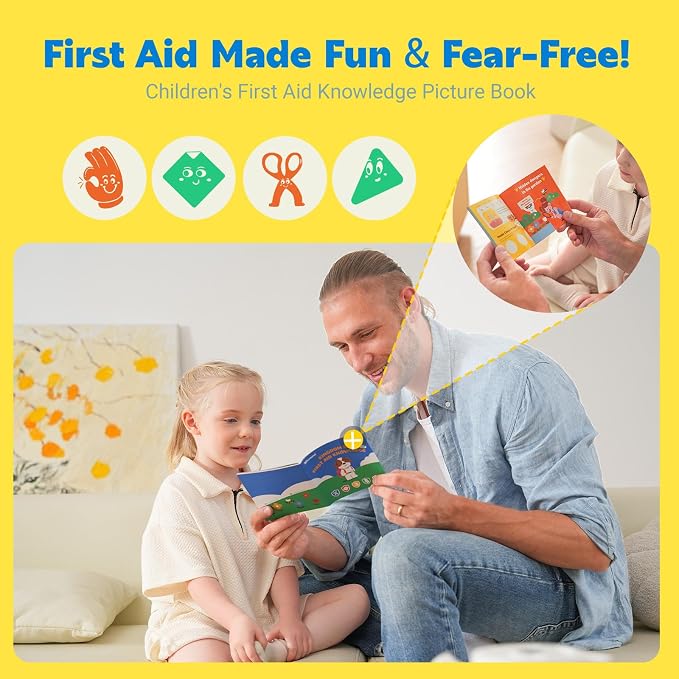 Stbernard Small First Aid Kit for Kids and Adults, 6.3x4.33x1.97in - Image 6