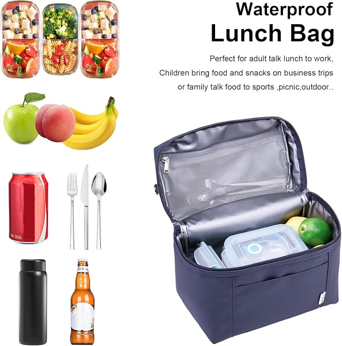 NOL Natural Organic Lifestyle Insulated Lunch Bags - Image 9