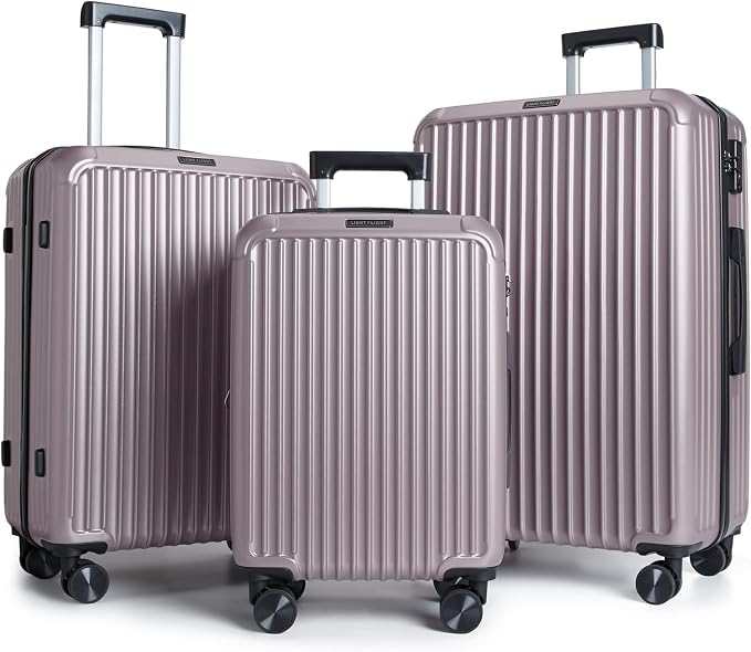 LIGHT FLIGHT Luggage Sets, Durable Hard Shell 3 Piece Set Suitcase by LIGHTFLIGHT