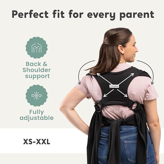 CuddleCarry™ Pre-Wrapped Baby Ring Sling by CuddleBug - Image 5