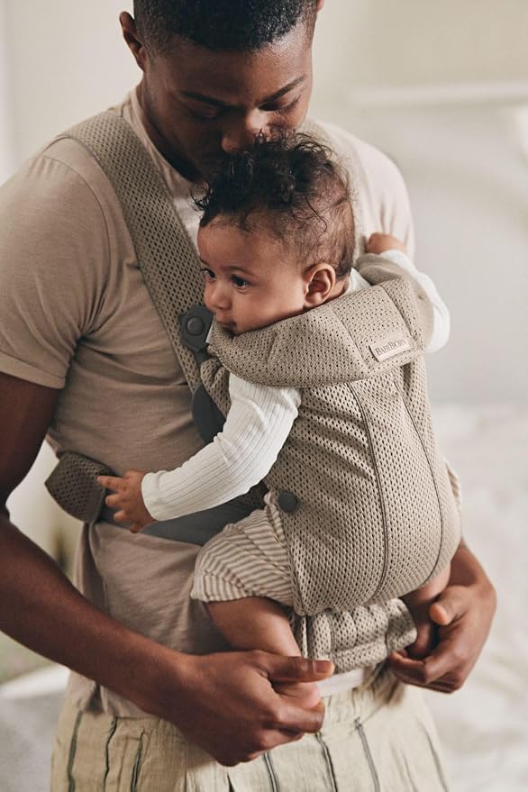 BabyBjörn Baby Carrier Mini, 3D Mesh Newborn Carrier, Easy-to-Use - Image 8