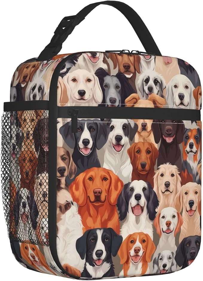 Dog Insulated Lunch Box for Women Men Dog Lunch Bag for Travel, or Fishing - Image 2