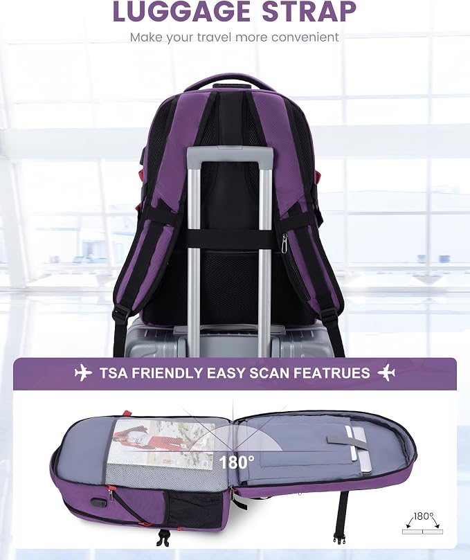 LOVEVOOK Travel Laptop Backpack Waterproof Anti Theft Backpack - Image 5