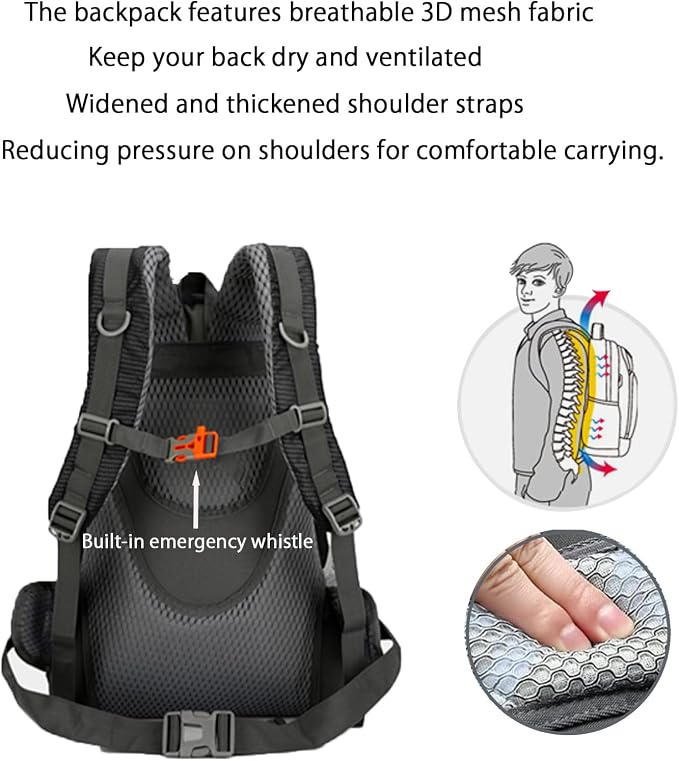35L Hiking Backpack, Camping Backpack - Image 4