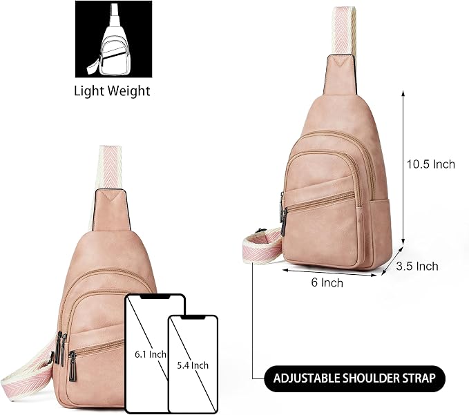Sling Bag Crossbody Bags for Women Small Cross Body Bag Fanny Packs Chest Sling - Image 3