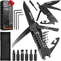 Multitool Knife 17 in 1Fire Starting Sticks, Bottle Opener, Saw Screwdrivers by GIRIAITUS
