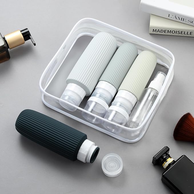 16 Pack Travel Bottles for Toiletries, Large 6oz Silicone Travel Containers jar - Image 8