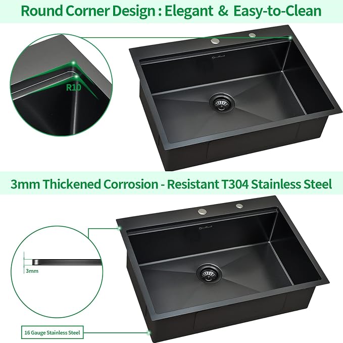 Drop-in Kitchen Sink - Image 5
