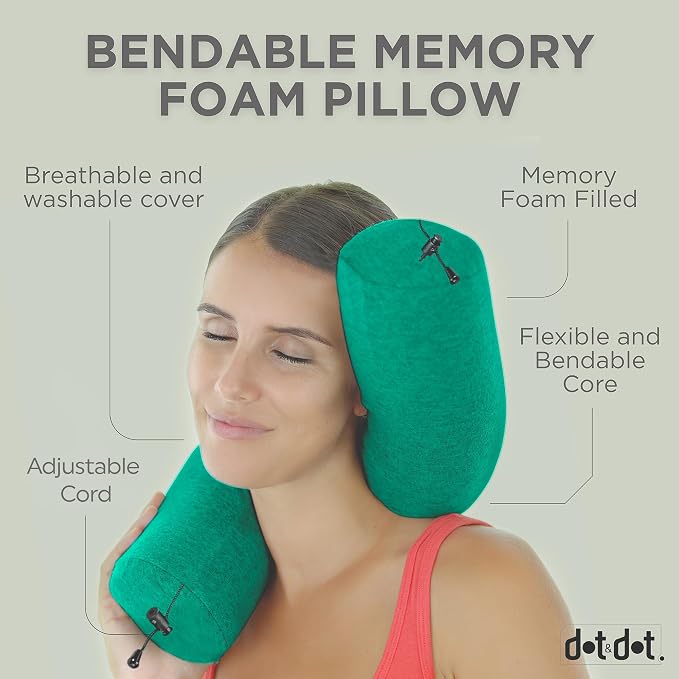 Dot&Dot Twist Memory Foam Travel Pillow - Image 2