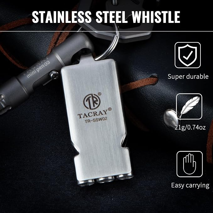 TACRAY Emergency Whistles Lifeguard Safety Whistle - Image 2