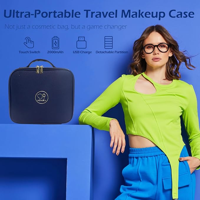 MOMIRA Travel Makeup Bag Cosmetic Bag Makeup Organizer Bag - Image 5