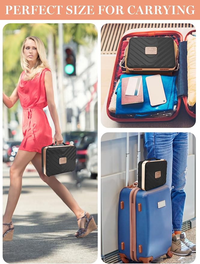 Kalolary Travel Makeup Train Cases - Image 7