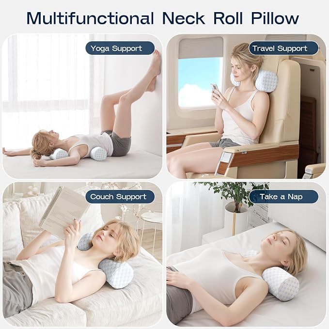 Neck Roll Pillow for Neck Pain Relief - Image 7
