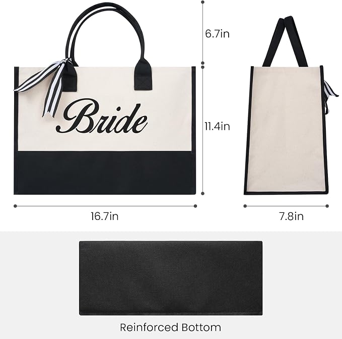 BAGAIL Initial Tote Bag, Personalized Birthday Gifts - Image 5