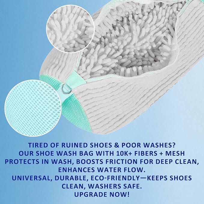 Shoe Washing Machine Bag Reusable Laundry Bag - Image 5