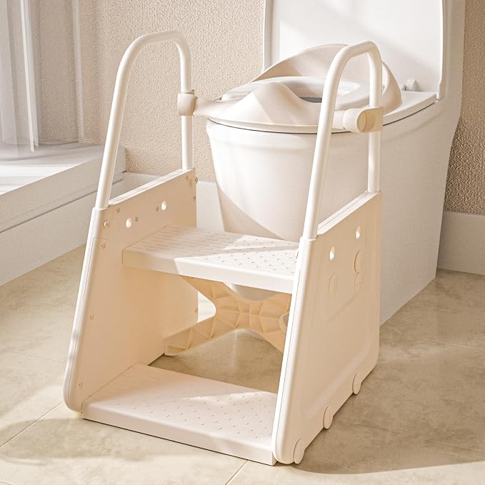 3-in-1 Adjustable Toddler Step Stool & Potty Seat by Unknown