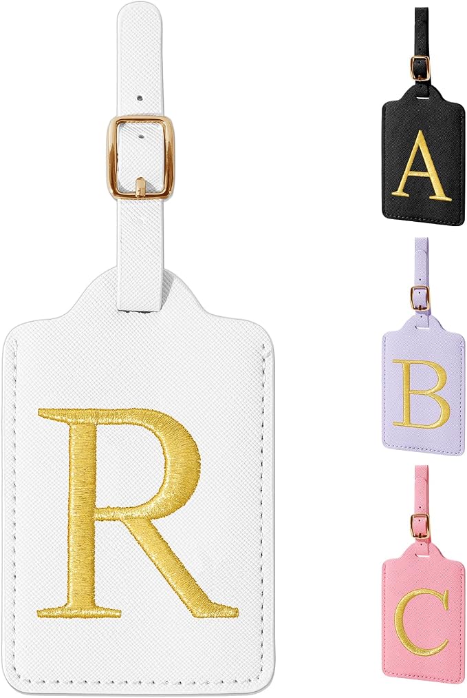 Personalized Initial Luggage Tags by izuzta