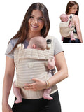 Grownsy Baby Carrier Newborn to Toddler, Ergonomic & Cozy Wraps by GROWNSY