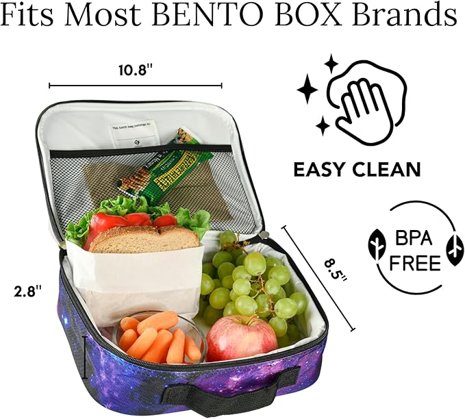 Fenrici Lunch Box for Boys, Kids Insulated Lunch Bag, Soft Sided Compartments - Image 5