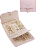 BAGSMART Travel Jewelry Case Organizer, Roll Foldable Jewelry Case by BAGSMART