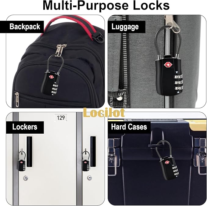5pcs TSA Approved Luggage Locks - Image 3