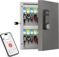 32 Key Lock Box Wall Mount, Smart Key Cabinet One Time Password/APP by DiDiHere