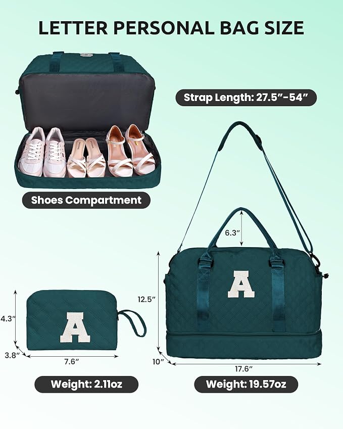Gifts for Women-Initial Kids Duffel Bags - Image 3