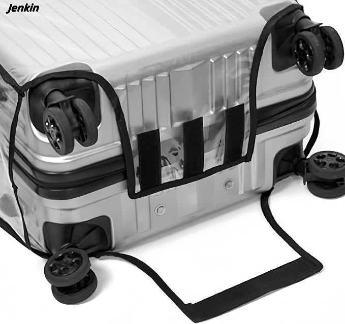 JenKin Luggage Protector Suitcase Cover PVC Waterproof Travel Suitcase Fits - Image 8