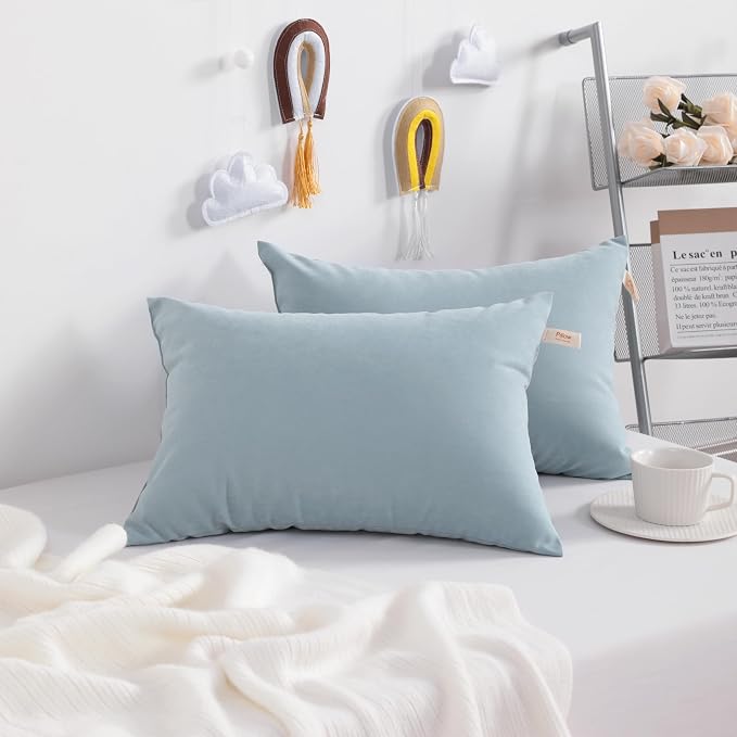 NTBAY Toddler Pillows, Down Alternative 13"x18" Pillows, Machine Washable - Image 2