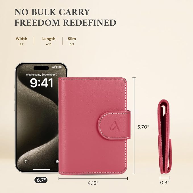 ALLIVE Rfid Passport Holder for Travel, Rfid Passport Cover Wallet, Genuine - Image 5