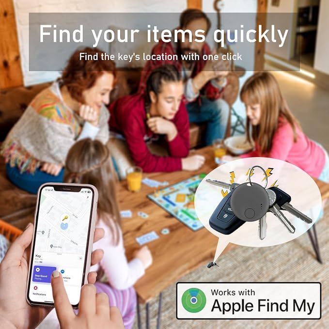 Air Tracker-4Pack, Smart Bluetooth Tracker, Item Finder Work - Image 5