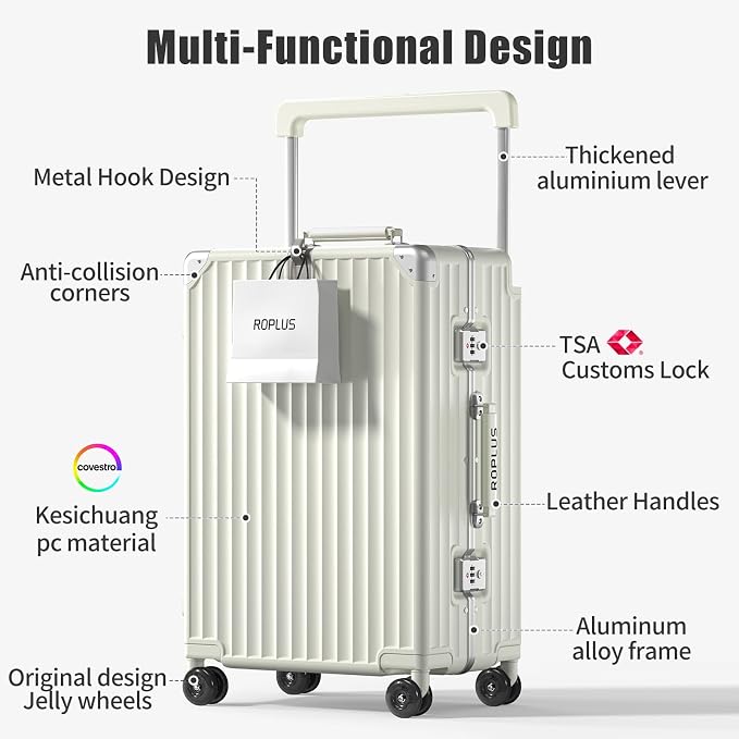 Aluminium Frame Carry on Luggage - Image 2