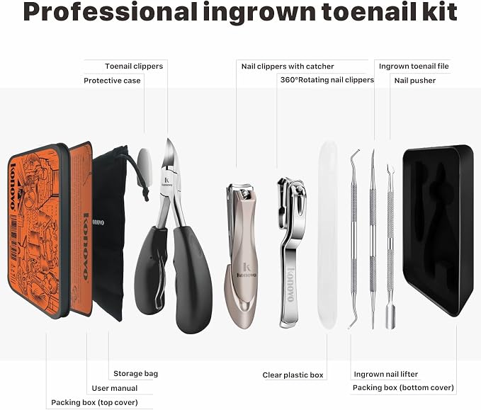 Toenail Clippers for Seniors Thick Toenails, Toe Nail Clippers Adult Thick - Image 2
