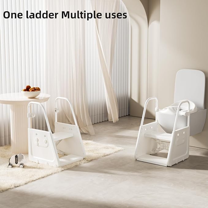 3-in-1 Adjustable Toddler Step Stool & Potty Seat - Image 3