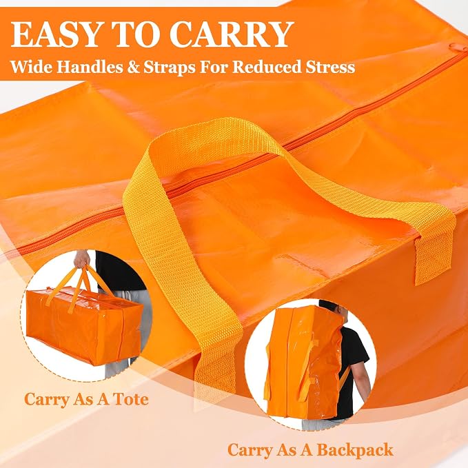 4 Pcs 24 Gallon Large Moving Bags - Image 4