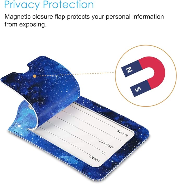 Fintie Luggage Tags, Privacy Cover ID Label - Image 3